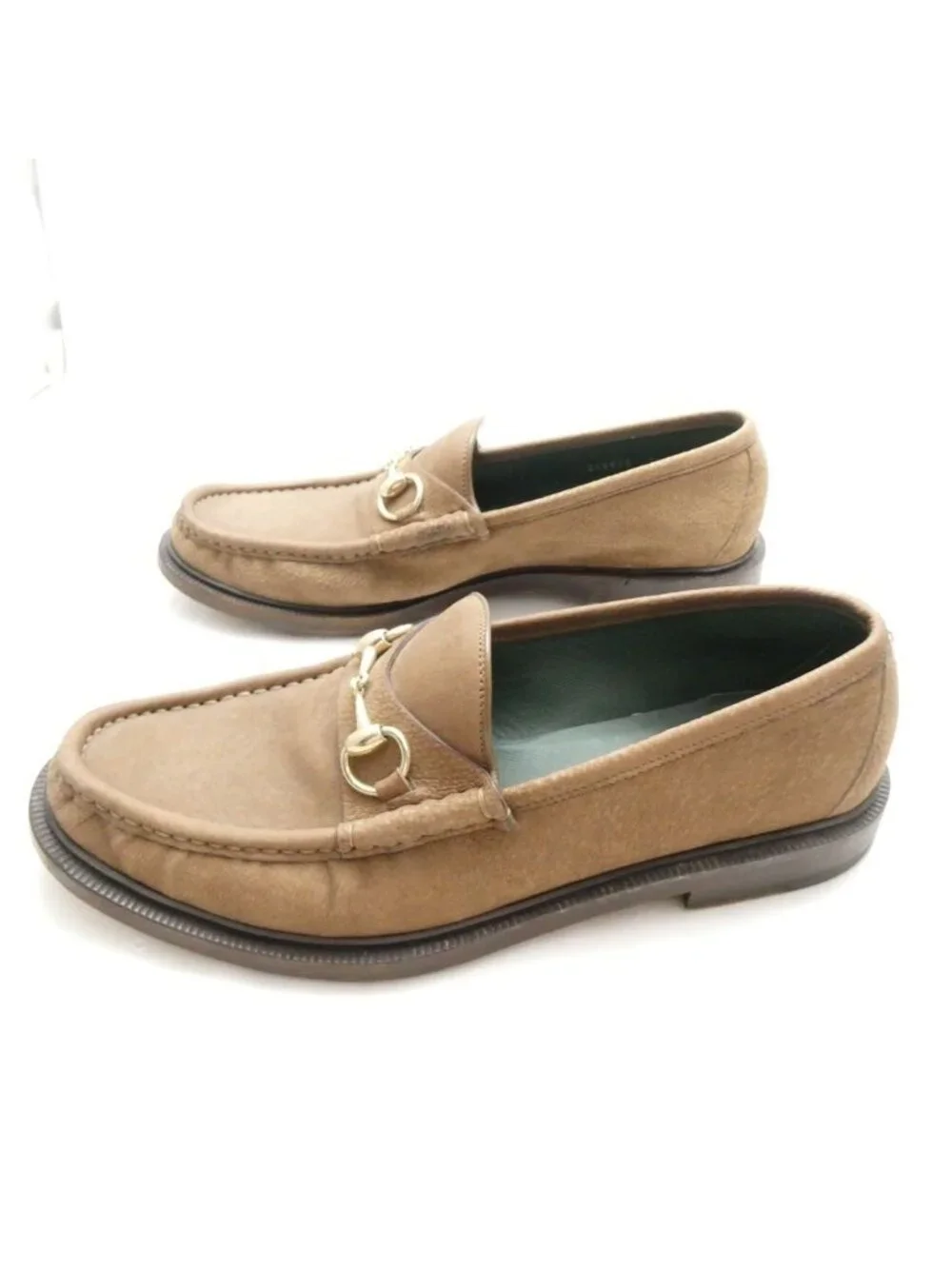 Gucci Horsebit Loafers Shoes Flat 7.5